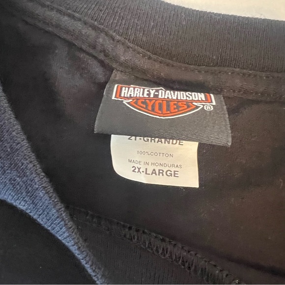 Harley Davison long sleeve t shirt size 2xl unisex longhorn Harley Texas. - Picture 5 of 9